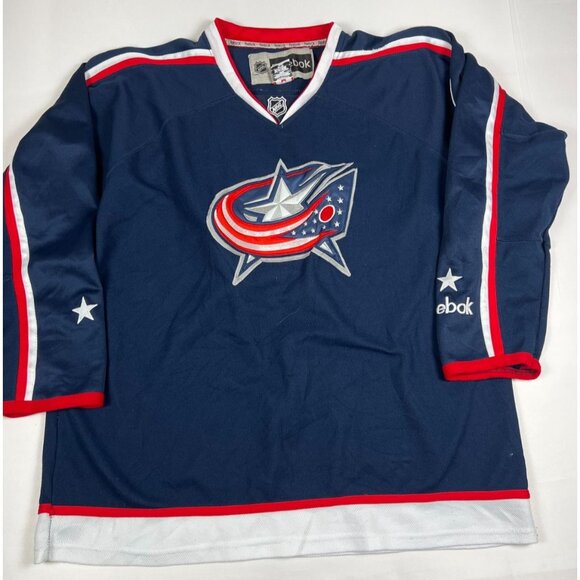 Reebok Other - Reebok NHL Columbus Blue Jackets Men’s 52 Navy Blue Premier Hockey Jersey Canada